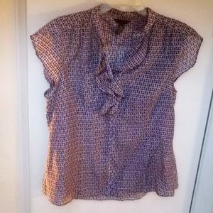 Banana Republic Button down Blouse Size XL